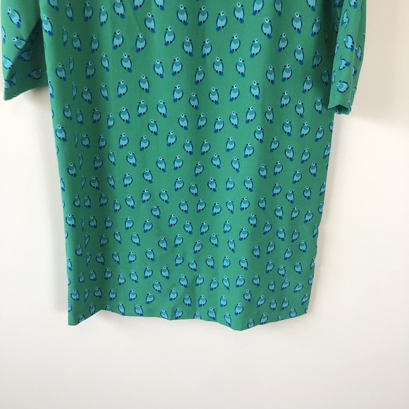 LOFT Sheath Dress Parrot Print 3/4 Sleeve Office Work Kitchy Small NWT’s - Picture 6 of 12